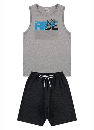 Vida Costeira - Conjunto Regata Infantil Just Ride Mescla - VIDA COSTEIRA
