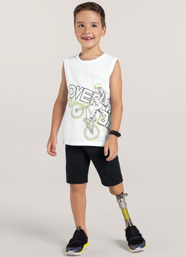 Brandili - Conjunto Regata Infantil Menino Branco