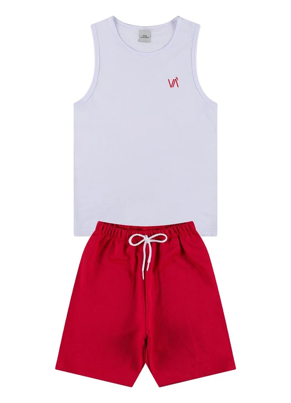 Vida Costeira - Conjunto Regata Infantil Vida Costeira Branco 2