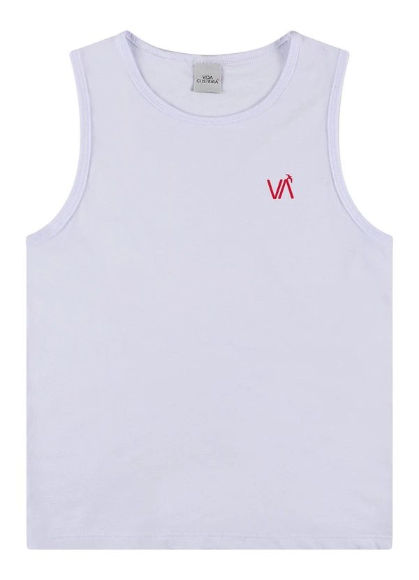 Vida Costeira - Conjunto Regata Infantil Vida Costeira Branco 3