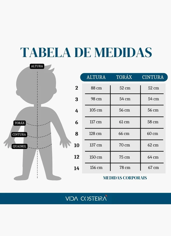 Vida Costeira - Conjunto Regata Infantil Vida Costeira Vermelho 3