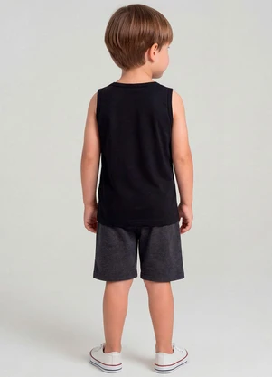 Select - Conjunto Regata Machão com Estampa Preto - SELECT