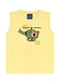 Ddk - Conjunto Bebê Regata Machão Estampa  Vermelho - variação: Amarelo
