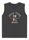 Ddk - Conjunto Camiseta Estampa Wheels e Bermuda Bege - variação: Cinza