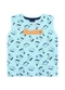 Ddk - Conjunto Camiseta Estampa Leão e Bermuda Verde - variação: Azul