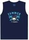 Ddk - Conjunto Camiseta Estampa Wheels e Bermuda Bege - variação: Azul