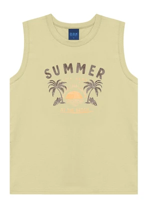 Ddk - Conjunto   Regata Machão Summer e Bermuda Marrom - DDK