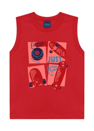 Ddk - Conjunto  Regata Machão  Vermelho - DDK