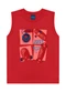 Ddk - Conjunto Camiseta e Bermuda Laranja - variação: Vermelho