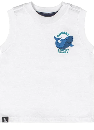 Quimby - Conjunto Regata Shark Bermuda Branco - QUIMBY