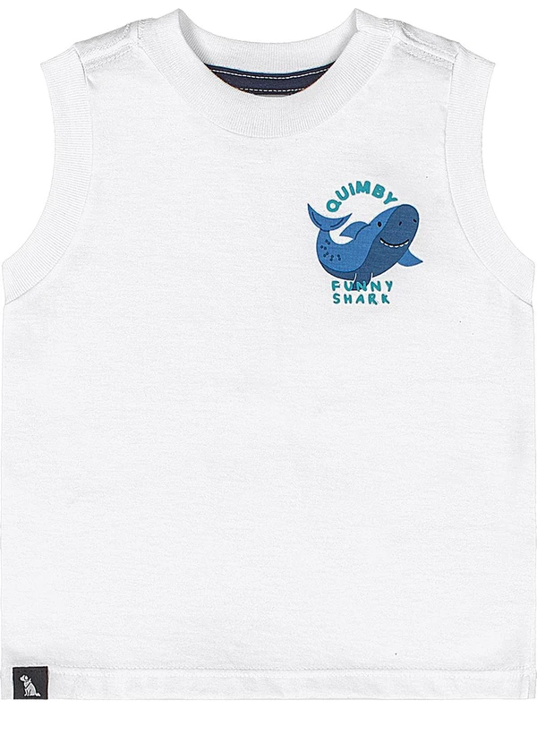 Quimby - Conjunto Regata Shark Bermuda Quimby Branco 2