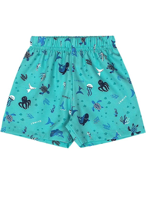 Quimby - Conjunto Regata Shark Bermuda Quimby Branco 3