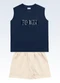 Fakini Kids - Conjunto Regata/Shorts Azul - variação: Azul
