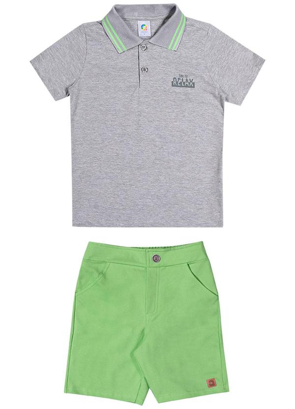 Alenice - Conjunto Relax In The Summer Menino Cinza