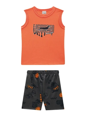 Malwee Kids - Conjunto Relax Skate Laranja - MALWEE KIDS