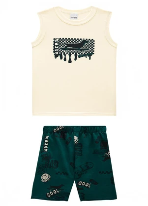 Malwee Kids - Conjunto Relax Skate Off White - MALWEE KIDS