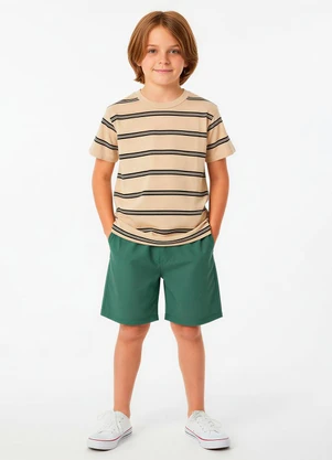 Malwee Kids - Conjunto Respect The Locals Cáqui - MALWEE KIDS