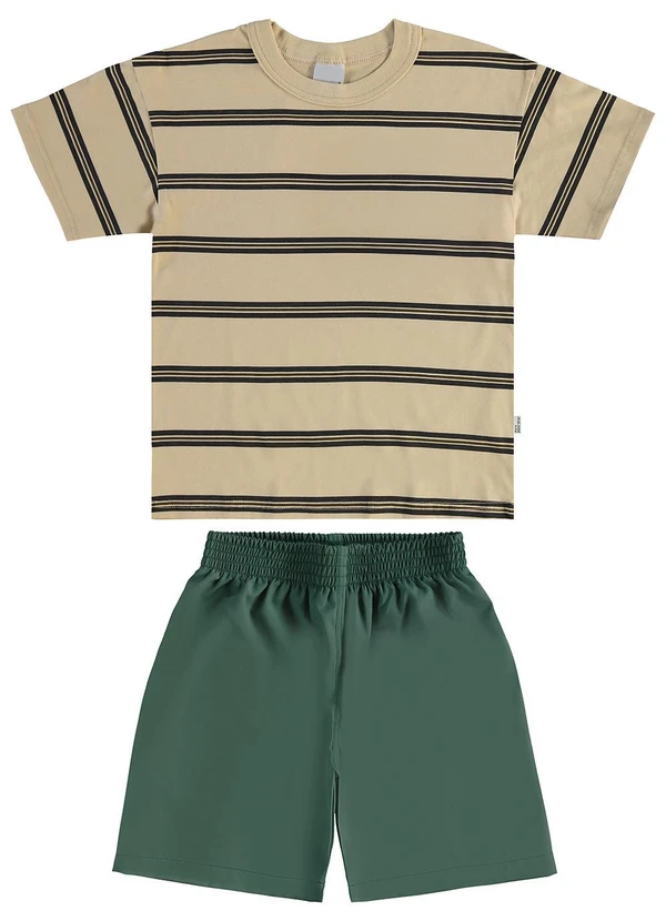 Malwee Kids - Conjunto Respect The Locals Cáqui 4