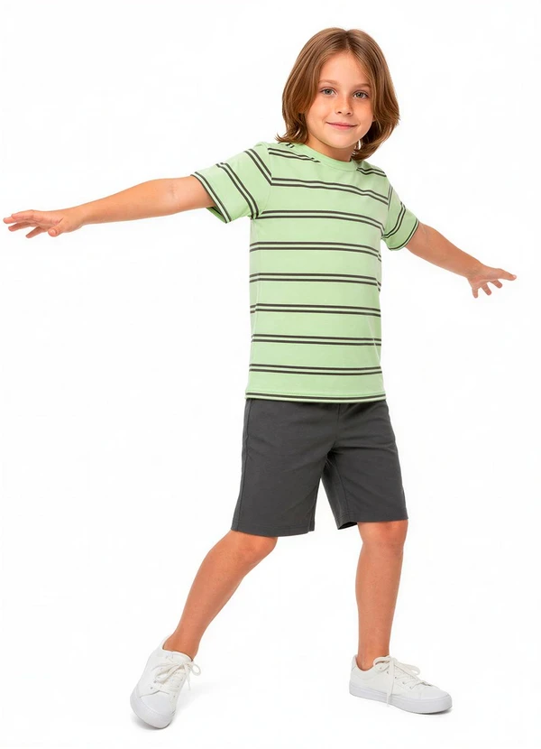 Malwee Kids - Conjunto Respect The Locals Verde Claro 2