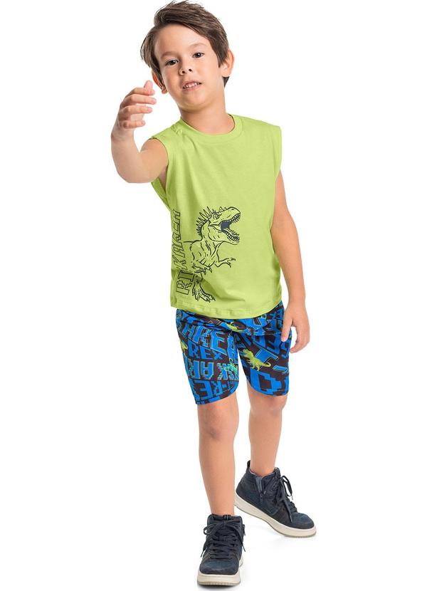 Quimby - Conjunto Risk Area Infantil Menino Verde