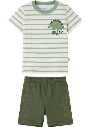 Malwee Kids - Conjunto Roar em Puff Moletinho Verde - MALWEE KIDS