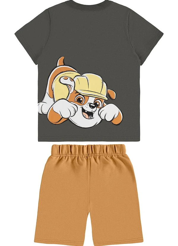 Malwee Kids - Conjunto Rubble em Puff Menino Cinza Chumbo 2