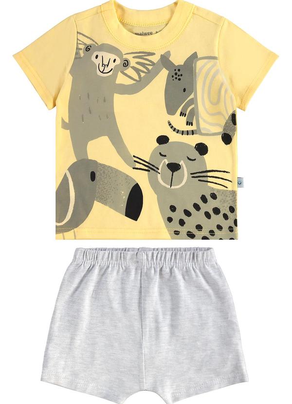 Malwee Kids - Conjunto Safari Amarelo