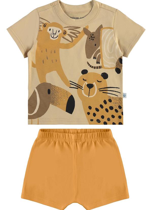 Malwee Kids - Conjunto Safari Bege