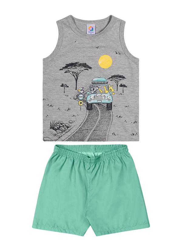 Alenice - Conjunto Safari Divertido Menino Cinza 2