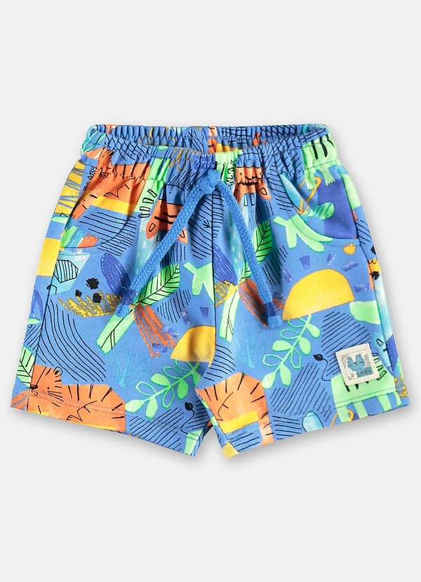 Up Baby - Conjunto Safári para Bebê Menino Azul 4