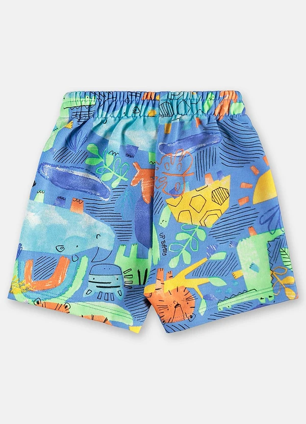 Up Baby - Conjunto Safári para Bebê Menino Azul 6