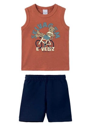 Malwee Kids - Conjunto Selvagem & Veloz Terracota - MALWEE KIDS