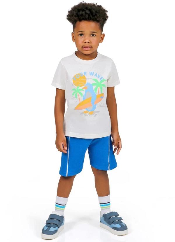 Tink Bink - Conjunto Silk Your Wave e Bermuda Nude