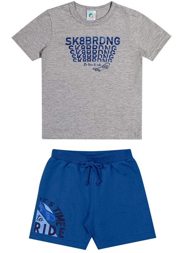 Alenice - Conjunto Skate Meninos Meninos Cinza