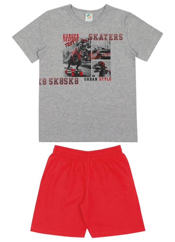 Alenice - Conjunto Skaters Meninos Cinza