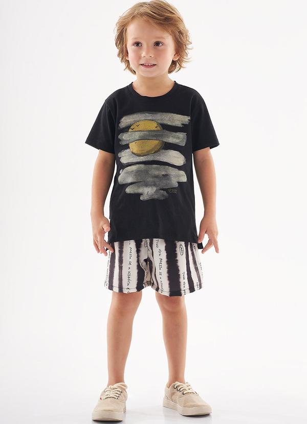 Up Baby - Conjunto Sky Glow para Meninos Preto
