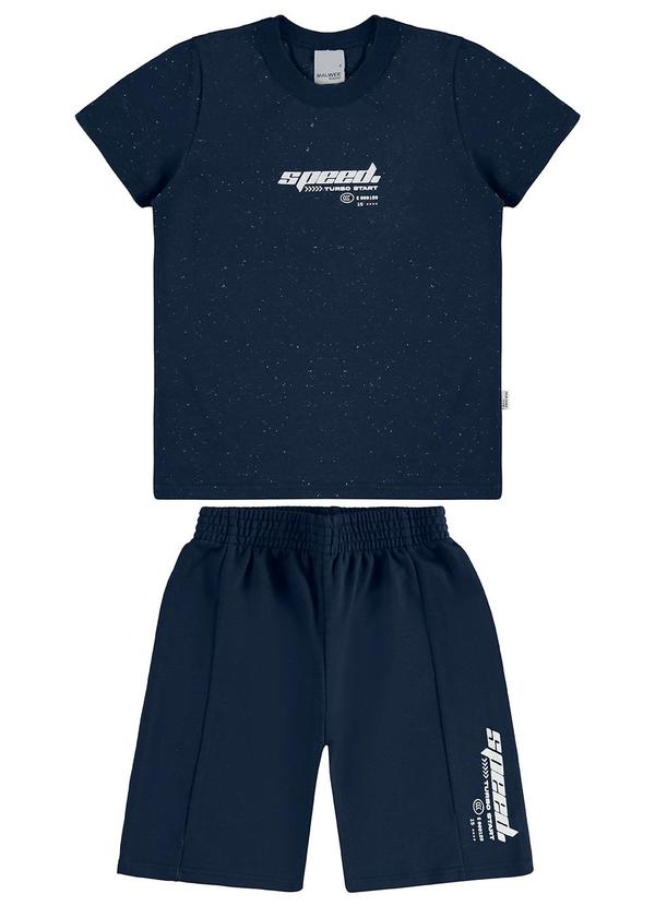 Malwee Kids - Conjunto Speed Turbo Start Azul Marinho 4