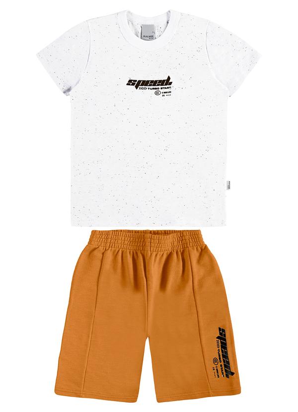 Malwee Kids - Conjunto Speed Turbo Start Branco