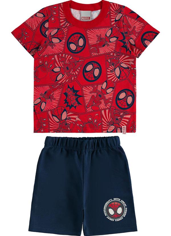 Malwee Kids - Conjunto Spidey em Puff Menino Vermelho 2