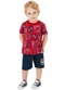 Malwee Kids - Conjunto Spidey em Puff Menino Vermelho - variação: Vermelho