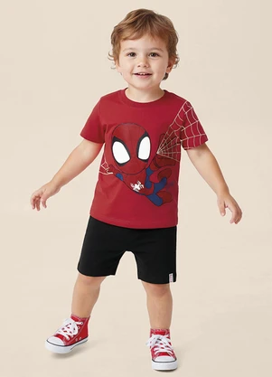 Malwee Kids - Conjunto Spidey Marvel® Vermelho - MALWEE KIDS