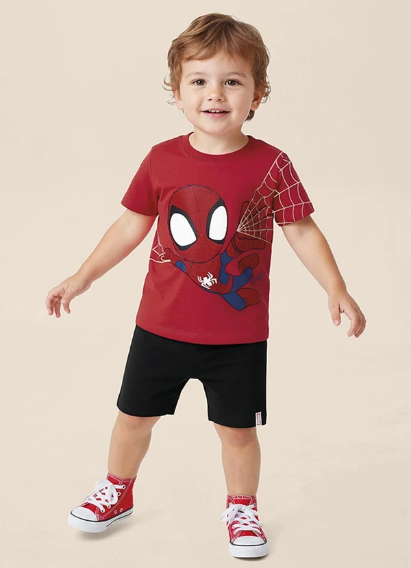 Malwee Kids - Conjunto Spidey Marvel® Vermelho