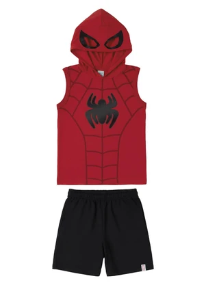 Malwee Kids - Conjunto Spidey® Moletinho Vermelho - MALWEE KIDS