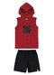 Malwee Kids - Conjunto Spidey® Moletinho Preto - variação: Vermelho