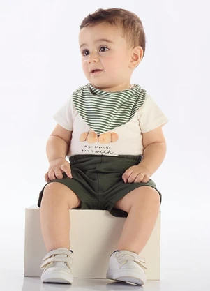 Pulla Bulla - Conjunto Suedine Bege - PULLA BULLA