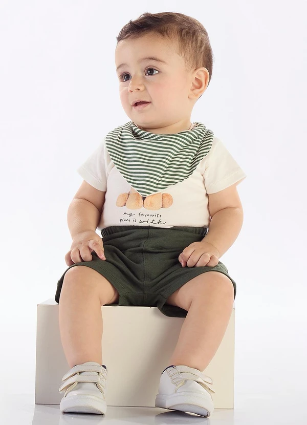 Pulla Bulla - Conjunto Suedine Bege