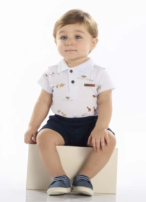 Pulla Bulla - Conjunto Suedine Branco - PULLA BULLA