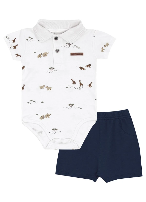 Pulla Bulla - Conjunto Suedine Branco 2