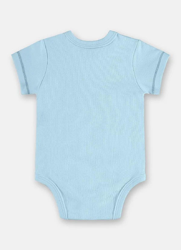 Up Baby - Conjunto Suedine Comfy Body Short Azul 4