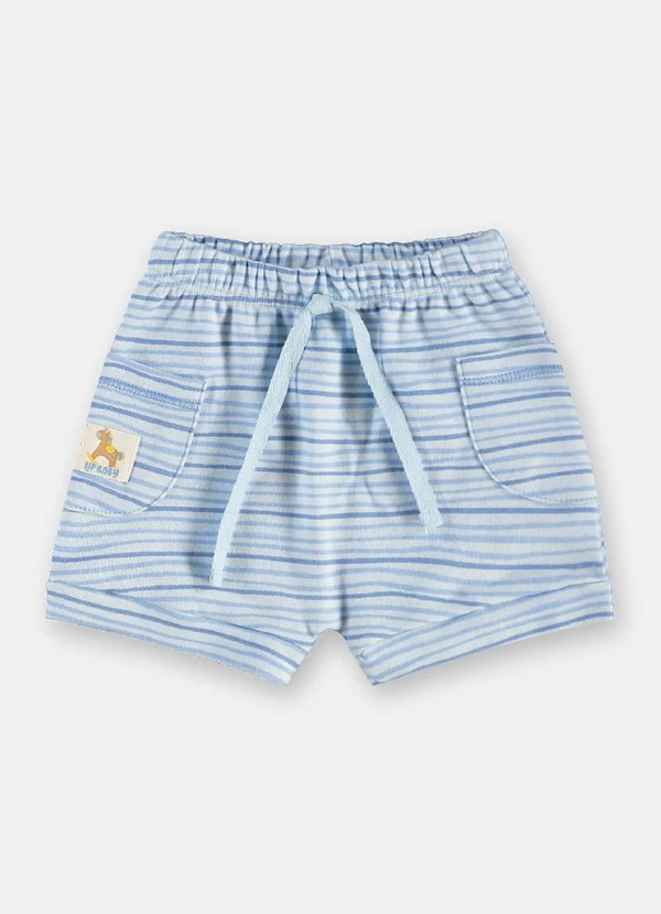 Up Baby - Conjunto Suedine Comfy Body Short Azul 5